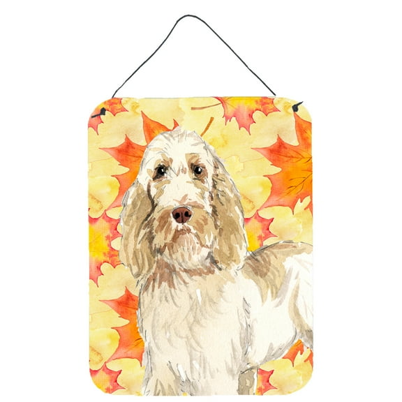 Fall Leaves Spinone Italiano Wall or Door Hanging Prints