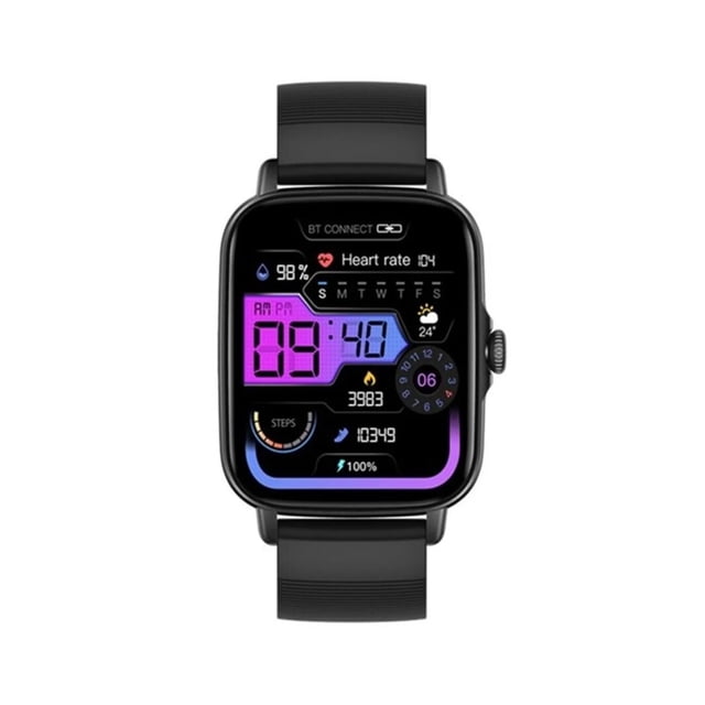 Smartwatch Fralugio Reloj Inteligente P28 Plus Full Touch HD negro Lujo