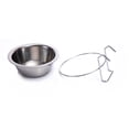 thumbnail image 2 of 3 cuencos colgantes de acero inoxidable para mascotas, para perros, gatos y conejos., 2 of 7