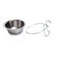 thumbnail image 2 of 3 cuencos colgantes de acero inoxidable para mascotas, para perros, gatos y conejos., 2 of 7