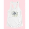 thumbnail image 3 of Coastal Ephemera Racerback Tank Women -Victoria Barnes Designs, Female x-Large, 3 of 4