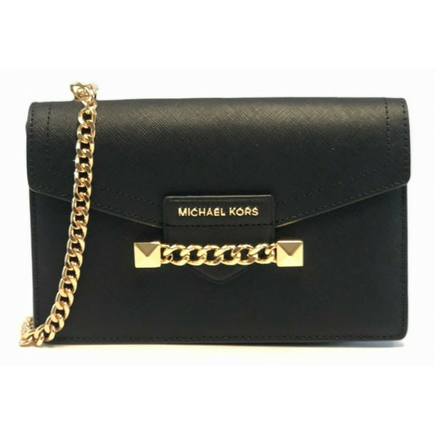 Michael Kors Michael Kors Karla Leather Envelope Wristlet Chain