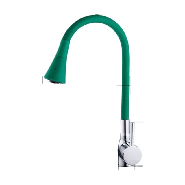 Kitchen Faucet Colorful Universal Tube Extension Silicone Rubber Tube, Two-Speed Spray Hot And Cold Water Kitchen Sink Faucet ,Easy to Install