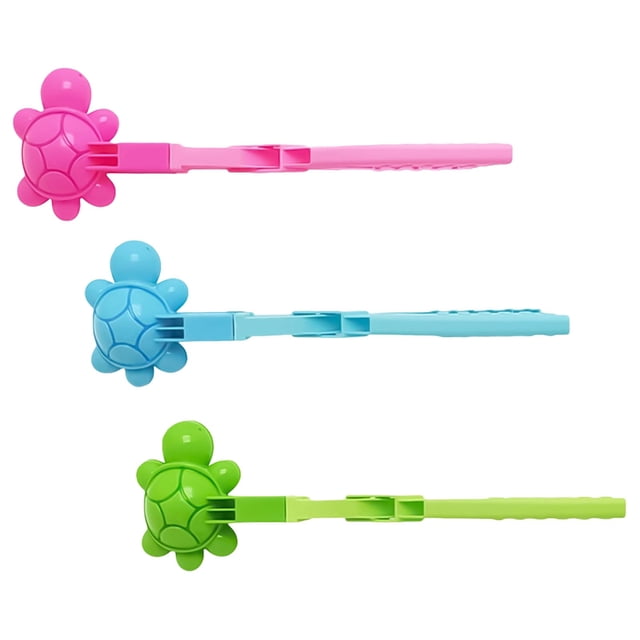 Snowball Maker Tool with Easy Grip Handle, Portable Turtle Shaper for Winter Outdoor Games, Tested Snowball Clip for Kids Adults Family Fun