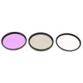 thumbnail image 3 of Kit de filtro de lente de 67 mm, filtro UV (violeta) + filtro CPL (polarizador circular) 67mm Sunnimix Filtros de lente de cámara 55 mm, 3 of 8