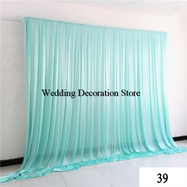 Telón de fondo de fiesta, decoración de boda, drapeado de eventos grandes, tela de seda de hielo brillante, paneles de fondo de boda, cortinas colgantes