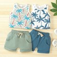 thumbnail image 2 of YUEHUA Outfit for Boys 10-12 Loose Fit Classic Crew Neck Dinosaur Print Loose Casual Graphic T-Shirts & Shorts Summer Outfit, 2 of 7
