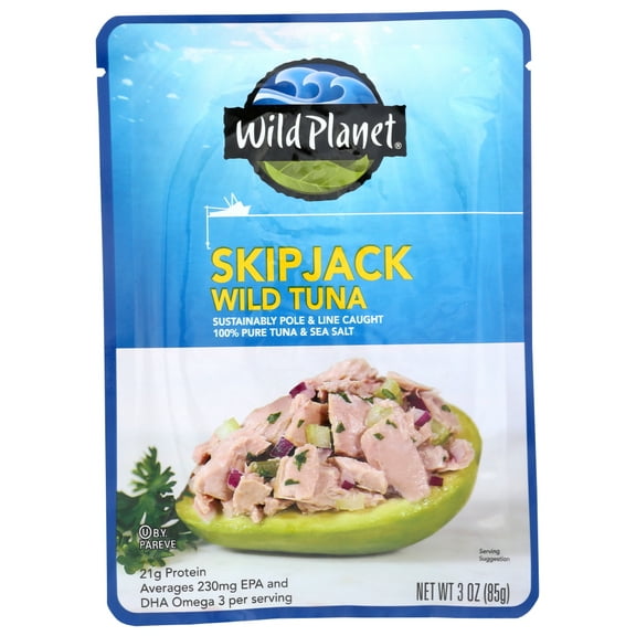 Wild Planet Skipjack Wild Tuna, 3 oz