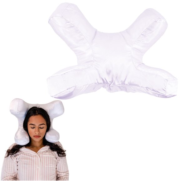 Ceimmolca Pillow 2025 Best Down Pillow Massage Pillow Down Pillow For Wrinkles Pillows For Maintaining Facial Wrinkles And Sleep Lines (Gold，White), White