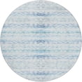 thumbnail image 2 of Addison Rugs Dream Shag Premium Machine Washable Transitional Ribbons Blue Round Rug, 8' x 8', 2 of 8