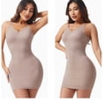 thumbnail image 7 of ZGRBOU Body Shaper For Women Tummy Control Seamless Full Slip Shapewear Dress Adjustable Spaghetti Strap Under Cami Dress, 7 of 7