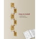 thumbnail image 5 of Estante de esquina VASAGLE de 5 niveles, roble natural, 20 x 20 x 126 cm, 5 of 6