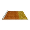 thumbnail image 2 of Ahgly Company Machine Washable Indoor Rectangle Abstract Yellow Modern Area Rugs, 4' x 6', 2 of 4