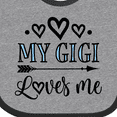thumbnail image 4 of Inktastic My Gigi Loves Me Boys or Girls Baby Bib, 4 of 4