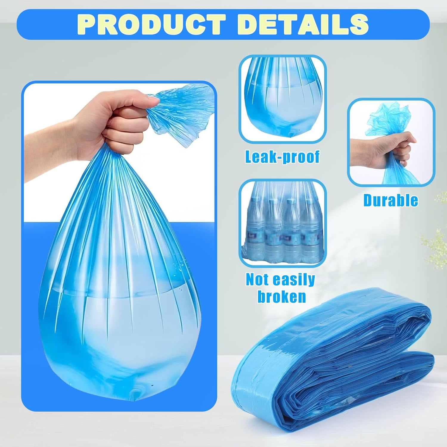 12 Pack Cat Litter Refills Bags,Litter Refills Compatible with genie bag refills Cartridge,Cat Litter Refills Scented Bag Compatible with Your Standard and Plus Genie Litter Refill Cartridge,Bule