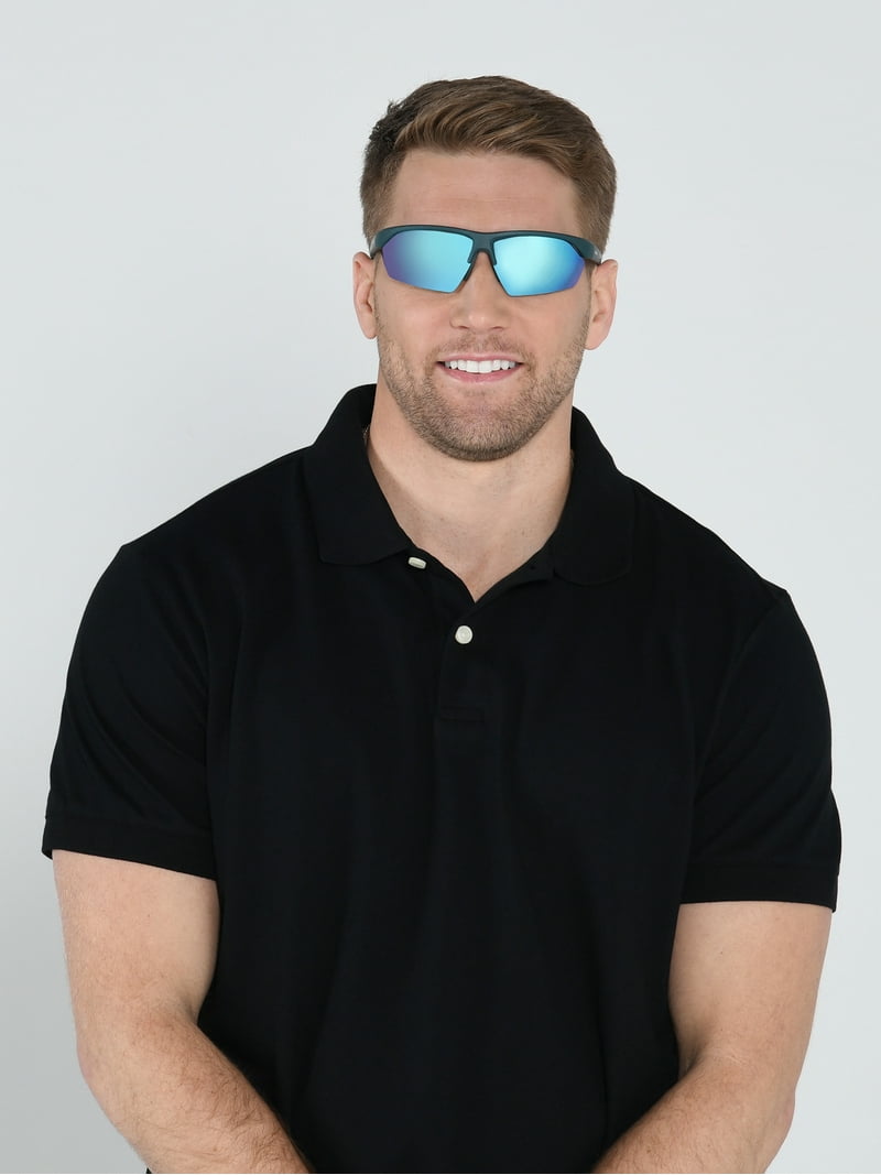 Foster Grant IRONMAN® Teal Blade Men's Polarized Sunglasses