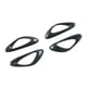 thumbnail image 1 of Moldura de manija de puerta Interior para sello, accesorios de coche, patrón de fibra de carbono, duradera, fácil de instalar, decorativa, 4 Uds., 1 of 9