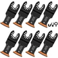 thumbnail image 3 of 8pcs Japanese Tooth Oscillating Saw Blades High Carbon Steel Oscillating Multitool Blades Multifunctional Curved-Edge Cutting Oscillating Tool Blades  for Cutting Wood, 3 of 11