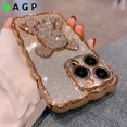 thumbnail image 2 of Funda con diamantes de imitación para iPhone, carcasa con purpurina para iphone 11, 14, 12, 13 Pro Max, 14, 13, 8, 7, SE, XR, Xs, Max, 14 Plus Fivean unisex, 2 of 2