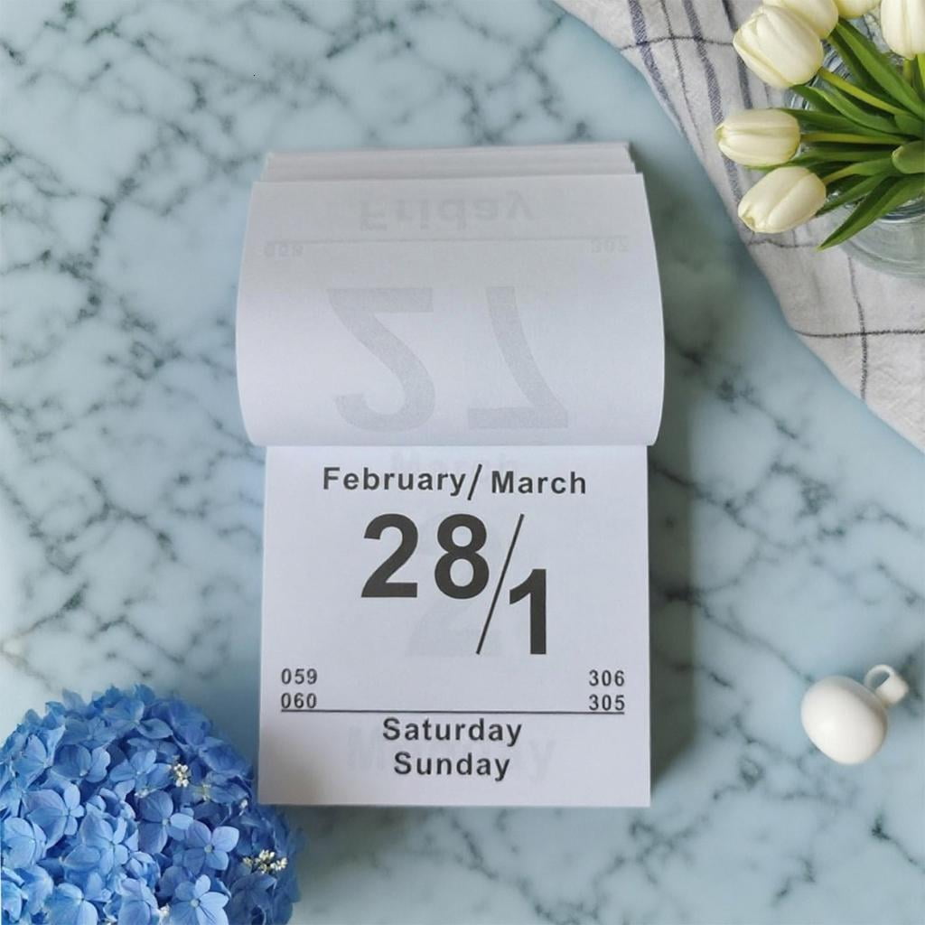 2026 Daily Inspiration Tear Off Calendar With Friendly Paper For Office and Home