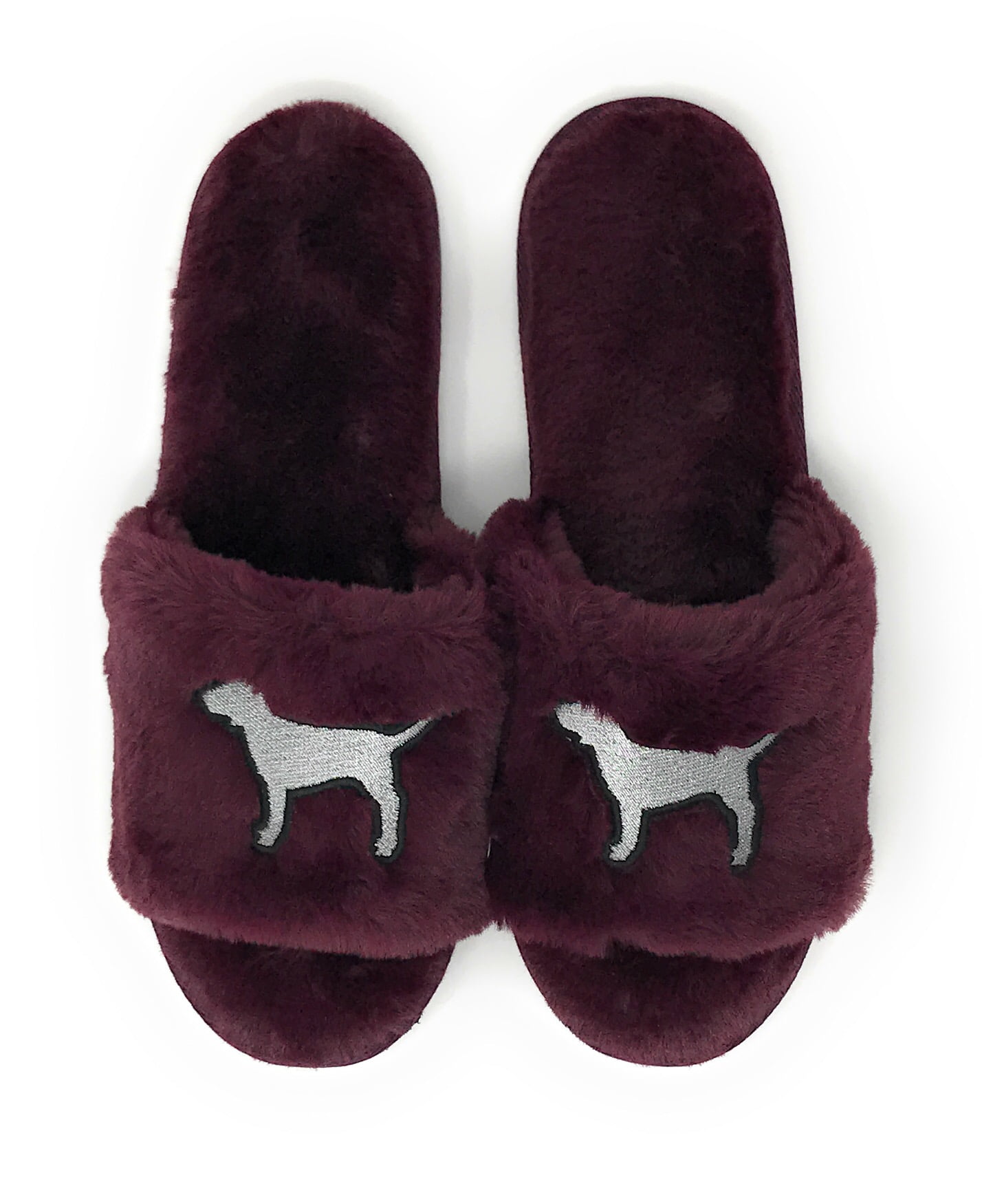 victoria secret pink fuzzy slippers