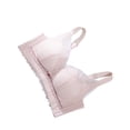 thumbnail image 1 of Sujetadores de encaje de moda Minnieouse para mujer Ropa interior Bralette cómoda Rosa 34/75A, 1 of 6
