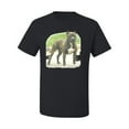 thumbnail image 2 of Wild Bobby, Pitbull Dog Animal Pet Lover, Dog Lover, Men's Graphic Tees, Black, Small, 2 of 3