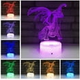 thumbnail image 2 of YSITIAN Fanmin Dragon 3D Optical Illusion Kids Lamp 3D Night Light Bedside Lamp 16 Colors with Remote Dragon Toys G1116-457, 2 of 8
