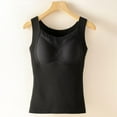 thumbnail image 2 of UAMVSH Womens Thermal Tank Tops Built in Bra Warm Underwear Sleeveless Camisoles Soft Base Layer Vest for Cold Weather, 2 of 3
