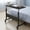 Black, 31.5", variant on BoldGear Sofa Side Table C Shaped End Table with Wheels, Rolling Bedside Laptop Table Snack Table TV Tray, Height Adjustable, Wooden Top & Metal Frame (Black)
