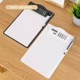 thumbnail image 3 of Clipboard Multifunctional Clipboard with Binder Calculator Writing Pad Pen Slot & Scale for A4 Paper File Suitable for Student Office Business File, 3 of 7