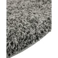 thumbnail image 3 of Unique Loom Everyday Shag Collection Area Rug - Solid (8' x 10' Oval Dark Gray), 3 of 6