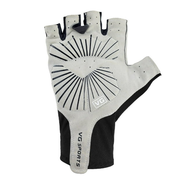 pitrice Gants de Sport Demi-Doigts Gants de Course en Gel pour Hommes et Femmes Noir m 1Ensemble
