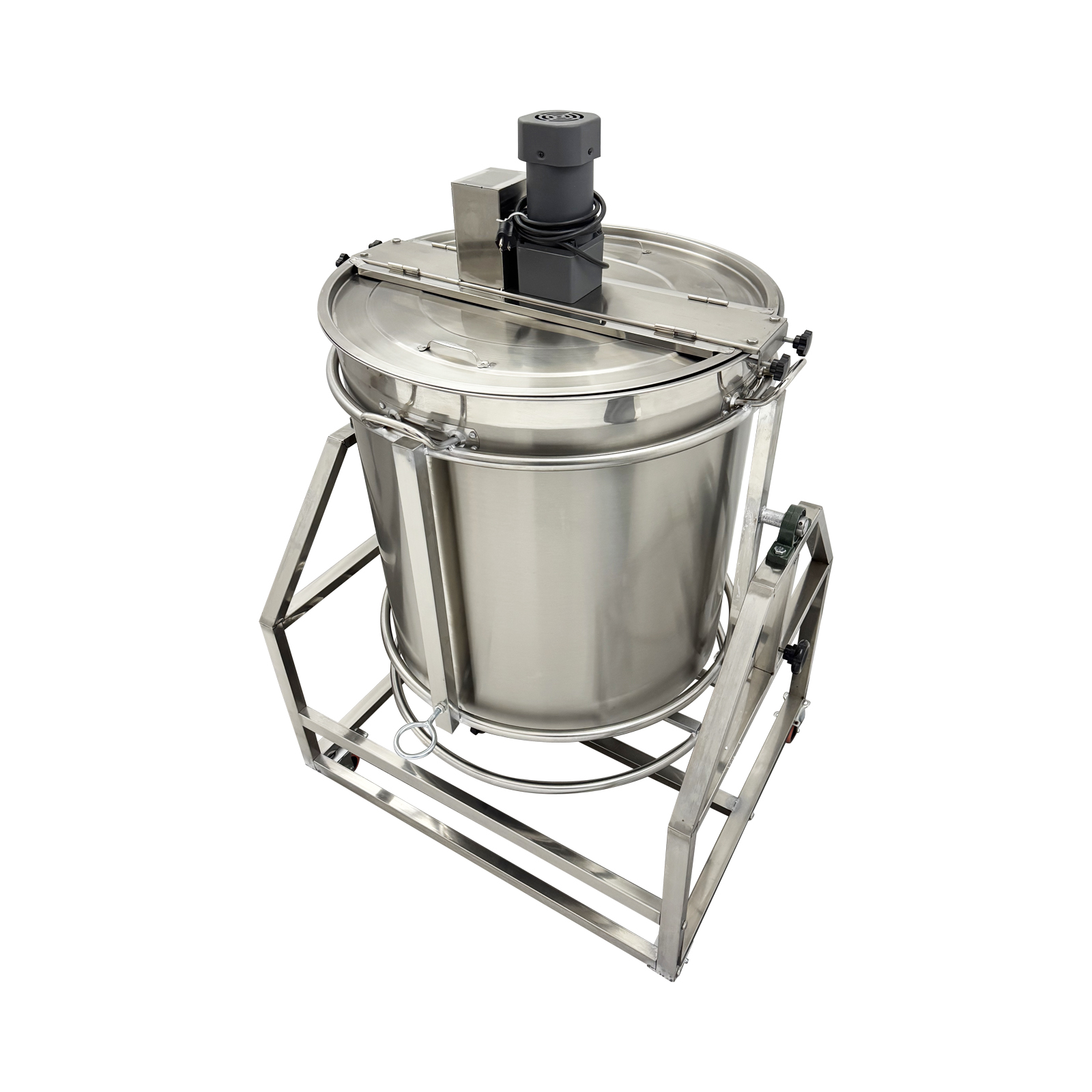25.9gal Hand Tilt Food Mixer Natural Gas and Electric Heating Stirrer 98L 110V