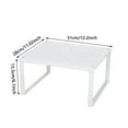 thumbnail image 2 of Cabinet Organizer Shelf Kitchen Counter Shelves Kitchen Storage Rack Stackable Expandable Metal And Engineered White Self Assembly Rack Cabinet Shelf Organizers, 2 of 3