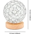 thumbnail image 6 of Huiyi Crystal USB Table Lamp,Crystal Ball Dimmable Modern Night Light for Modern for Bedroom Room Decor Wall Light Gift, 6 of 6