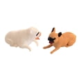 thumbnail image 2 of Yinanstore 1/64 Miniature Animal Model Realistic Tiny Collection Miniature Scene Decor Mini for Photography Props Decoration Accessories Dog, 2 of 8