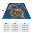 thumbnail image 5 of Maui Soft Micro Fleece Blanket Throw Lightweight Flannel Blankets for Bed Couch Sofa, 5 of 9