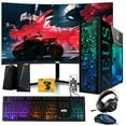 thumbnail image 1 of Restored TechMagnet Gaming Desktop PC,Intel i7 6th Gen,Zeus Pro 6,GT 1030,16GB RAM ARGB,256GB SSD+1TB HDD 24 Inch Curved Monitor,Wi-Fi | Bluetooth Adapter,Webcam,RGB Kit,Windows 11 Pro, 1 of 9