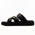 thumbnail image 2 of Sandalias para Mujer Zmexico 761 negro 25, 2 of 4