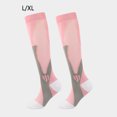 thumbnail image 1 of Chaussettes Soccer Confortables Respirantes Anti-Humidité Bas de Soccer Chauds Mi-Tube Extensibles Sport Extérieur Escalade Randonnée Rose Rose>l/TG, 1 of 8