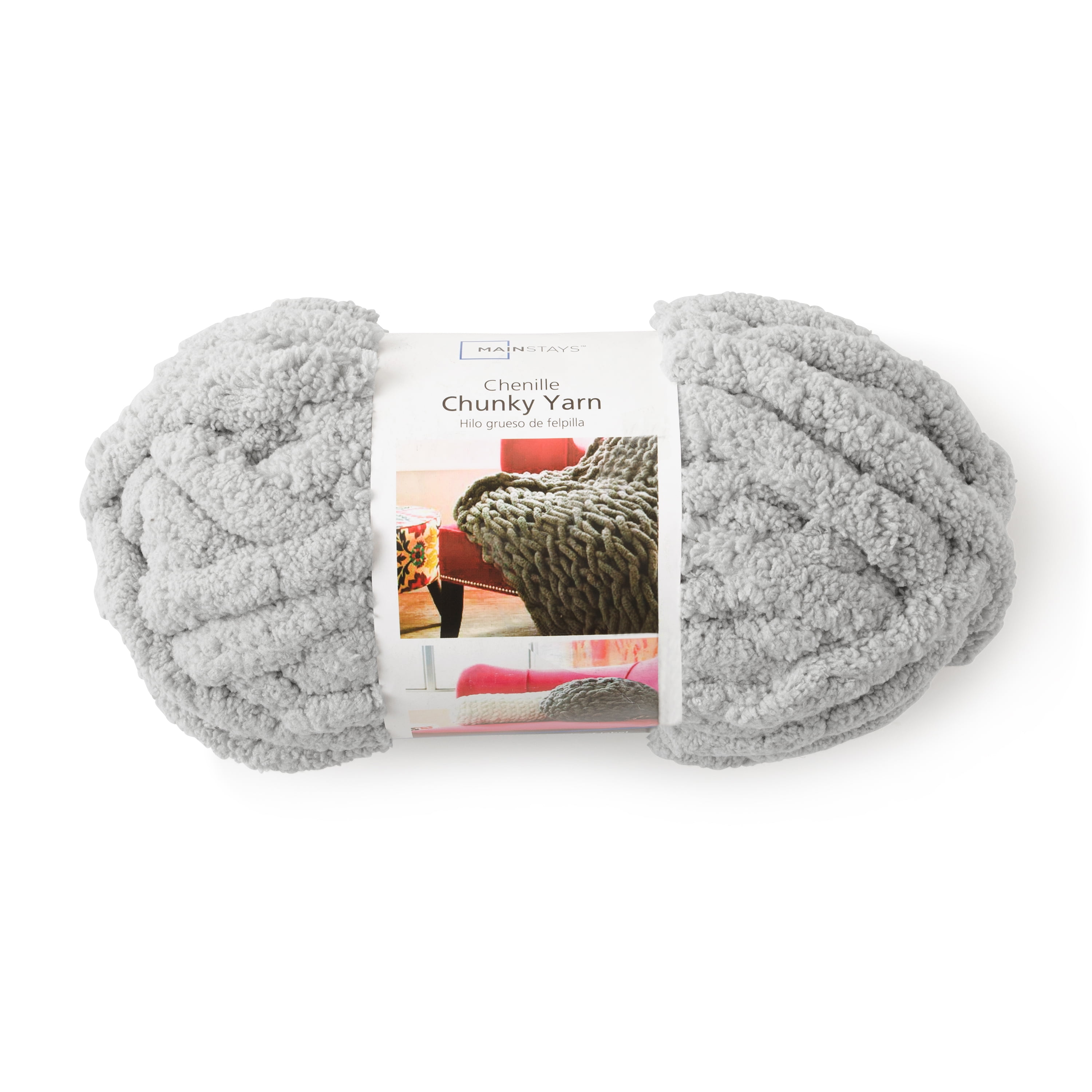 mainstays-chunky-chenille-yarn-soft-silver-31-7-yards-walmart