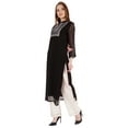 thumbnail image 3 of Phagun Kurta Ethnique Indienne pour Femmes Kurti Brodée Traditionnelle, 3 of 6
