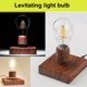 thumbnail image 1 of Lámpara de escritorio magnética de levitación inalámbrica bombilla LED regalos únicos, decoración de habitación, luz nocturna, decoración de oficina en casa, juguetes tecnológicos kaili Sencillez, 1 of 4