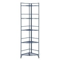 thumbnail image 4 of Convenience Concepts Xtra Storage 5 Tier Folding Metal Corner Shelf, Cobalt Blue, 4 of 6