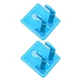 thumbnail image 3 of Estante de raqueta montado en la pared Colamx 2x Ganchos para raqueta de bádminton Metal Azul, 3 of 8