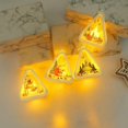 thumbnail image 5 of Christmas Decorations Retro Night Light, Merry Christmas Tree Santa Snowman Warm LED Tabletop Decor Battery Operated Xmas Ornament for Home Window Mantel, 5 of 5