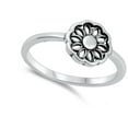 thumbnail image 4 of Beautiful Cutout Sunflower Ring .925 Sterling Silver Band Jewelry Female Male Unisex Size 9, 4 of 4