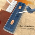 thumbnail image 2 of Nuevo Trapeador Plano Sin Lavar A Mano Trapeador Absorbente para El Un Trapeador para Limpiar Pisos Artefacto Trapeador Perezoso (2 Piezas Tela Azul) [trapeador Azul + 2 Trapos Repuesto], 2 of 9