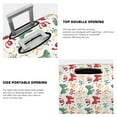 thumbnail image 3 of Yiaed Retro bows Print Travel Luggage Cover Suitcase Protector Covers Elastic Luggage Anti-scratch(No luggage included）-X-Large, 3 of 7